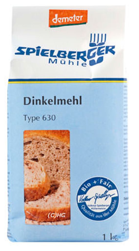 Spielberger Dinkelmehl Type 630 Demeter 1kg Produktbild 