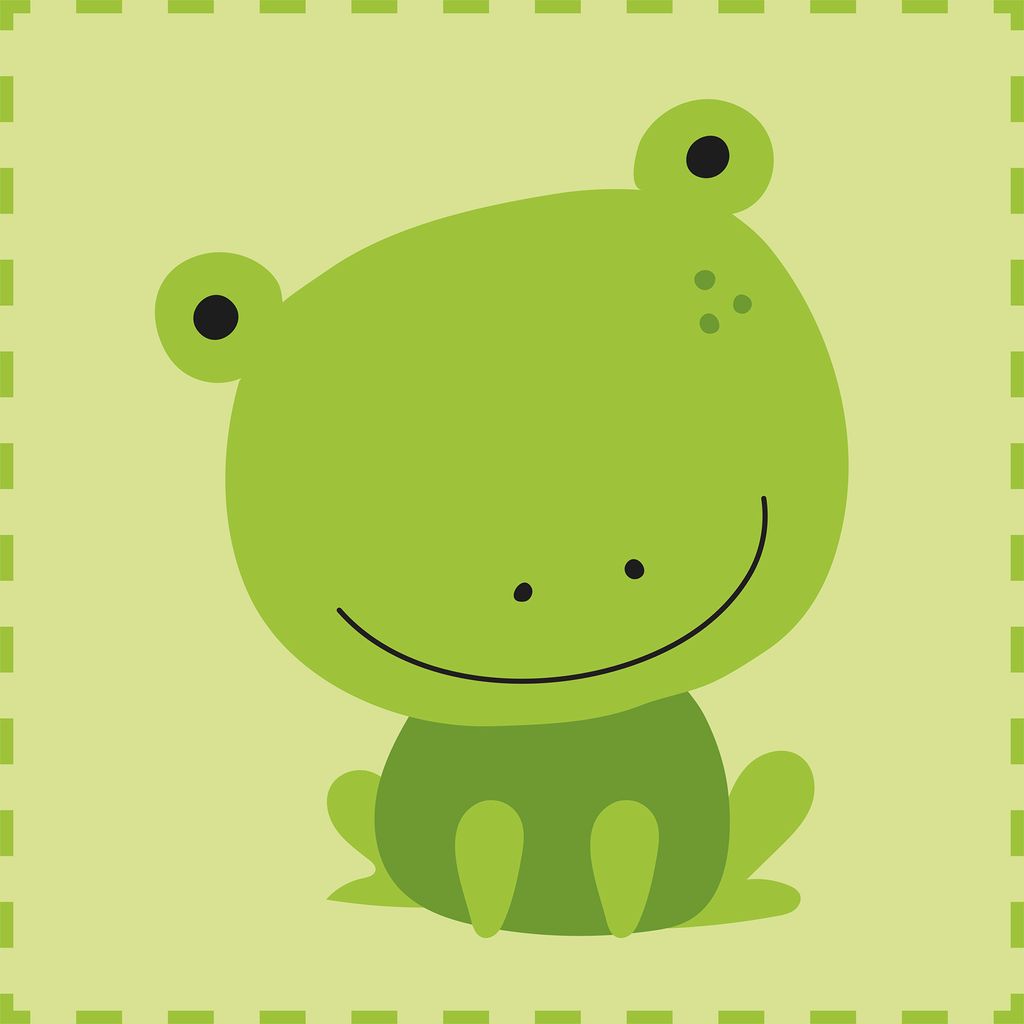 Baby Kinder Handtuch Seiftuch - Frosch - 100% Baumwolle - Produktbild 1