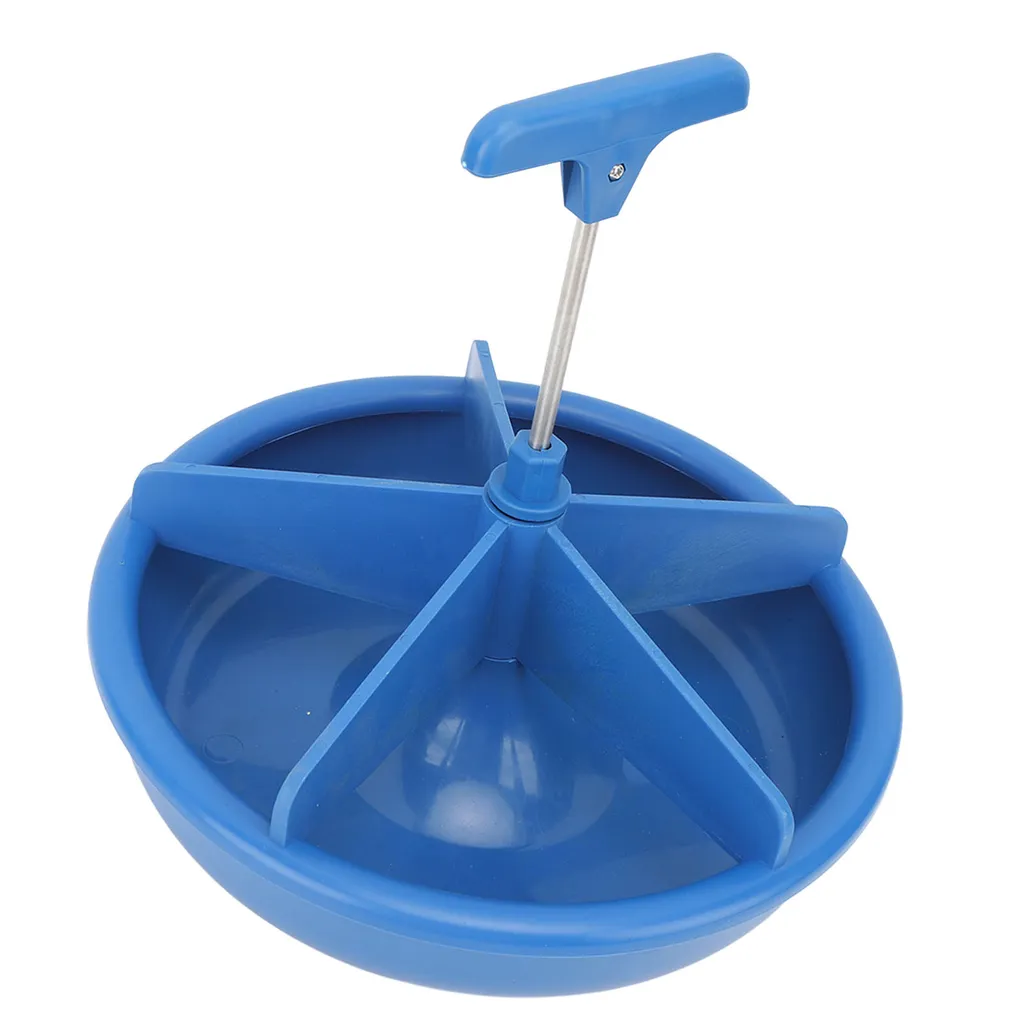 Mangeoire ronde pour porcelets avec 5 compartiments et crochets muraux - 7