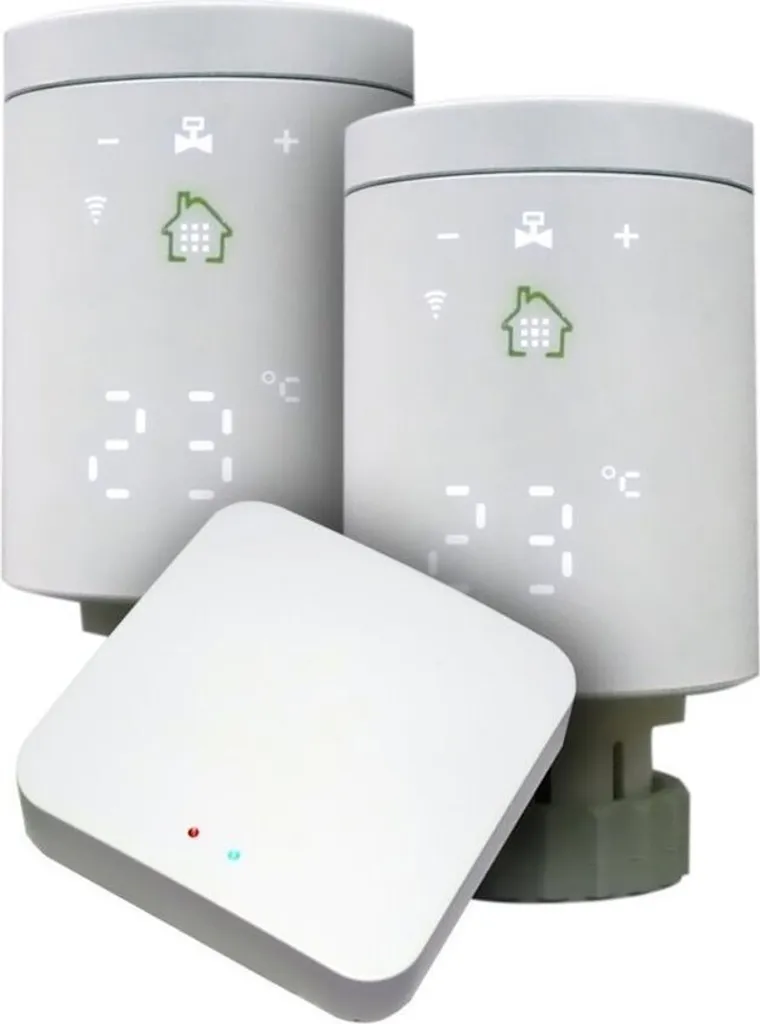 Kit TRV-H101 avec 2 Thermostats Digitaux et Unité de Contrôle Programmable