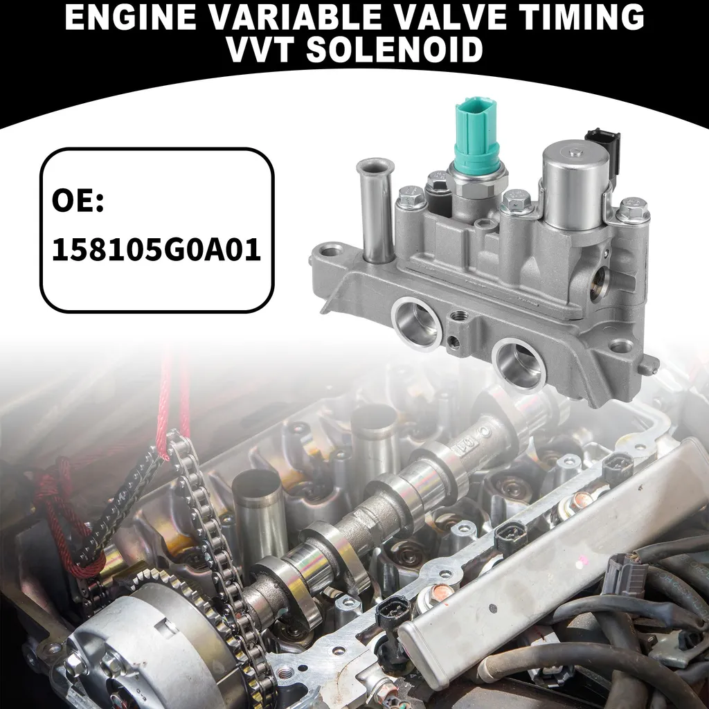 Solénoïde de Distribution Variable en Métal Argenté 158105G0A01 Acura