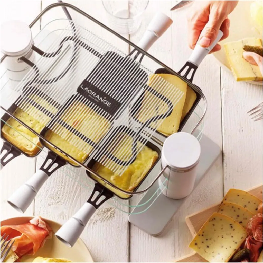 Raclette 6 Persone Lagrange 79601 | 750W Vetro Temperato Elegante - 3