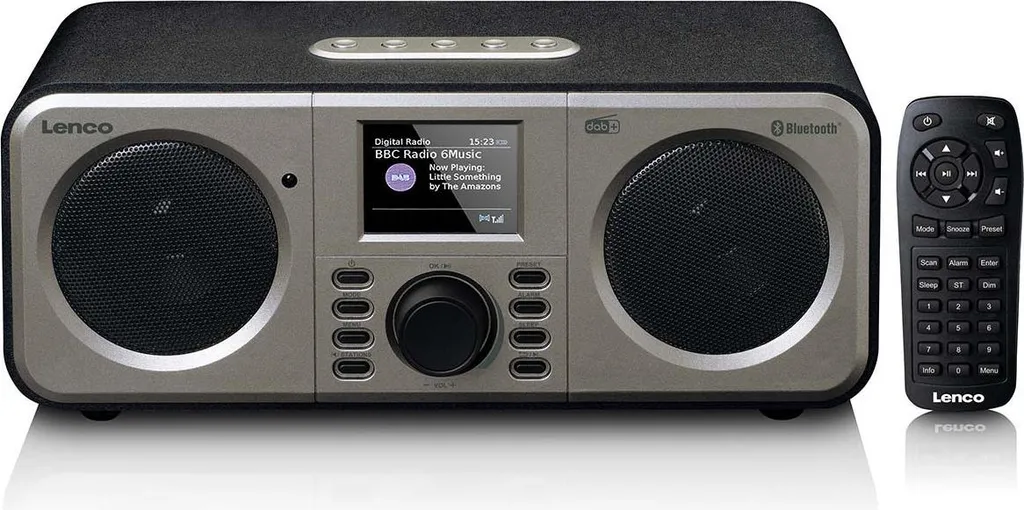 Radio DAB+ Lenco DAR-030BK - Radio stéréo numérique Bluetooth noir