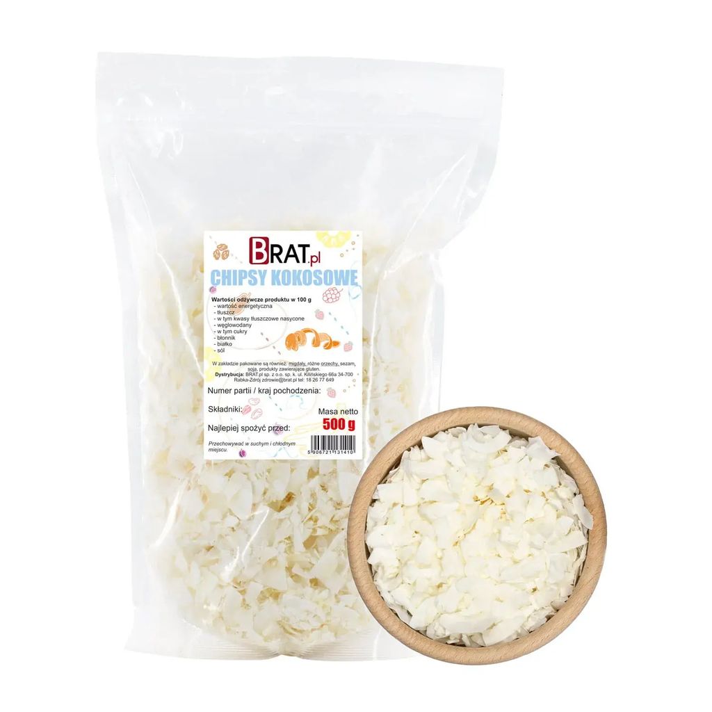 Kokosové lupienky 500g Brat.pl Obrázok produktu 