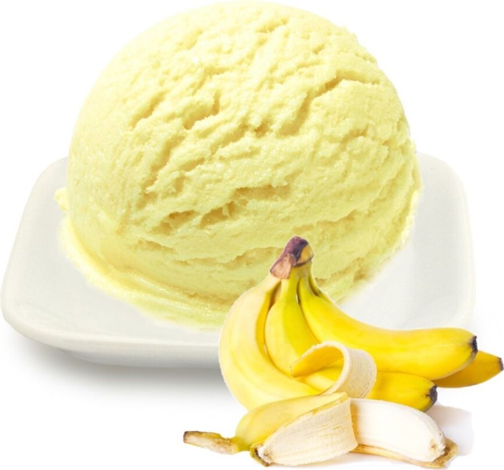 Joghurt Banane Low Carb Eis Pulver Vegan Zucker-, laktosefrei 1 kg