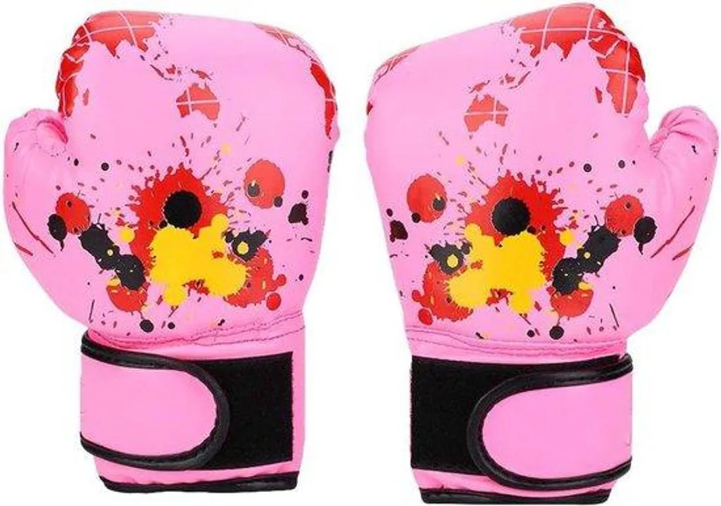 Gants de boxe junior en cuir synthétique souple pour entraînement club