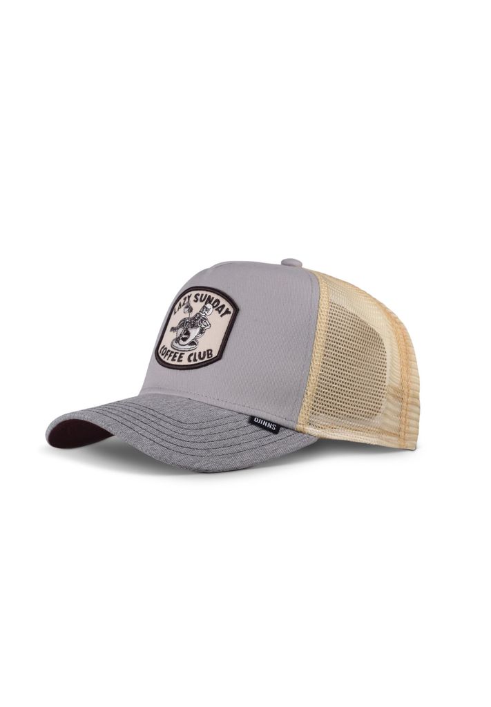 DJINNS Trucker Cap HFT Coffee Club grey/heather grey Produktbild 