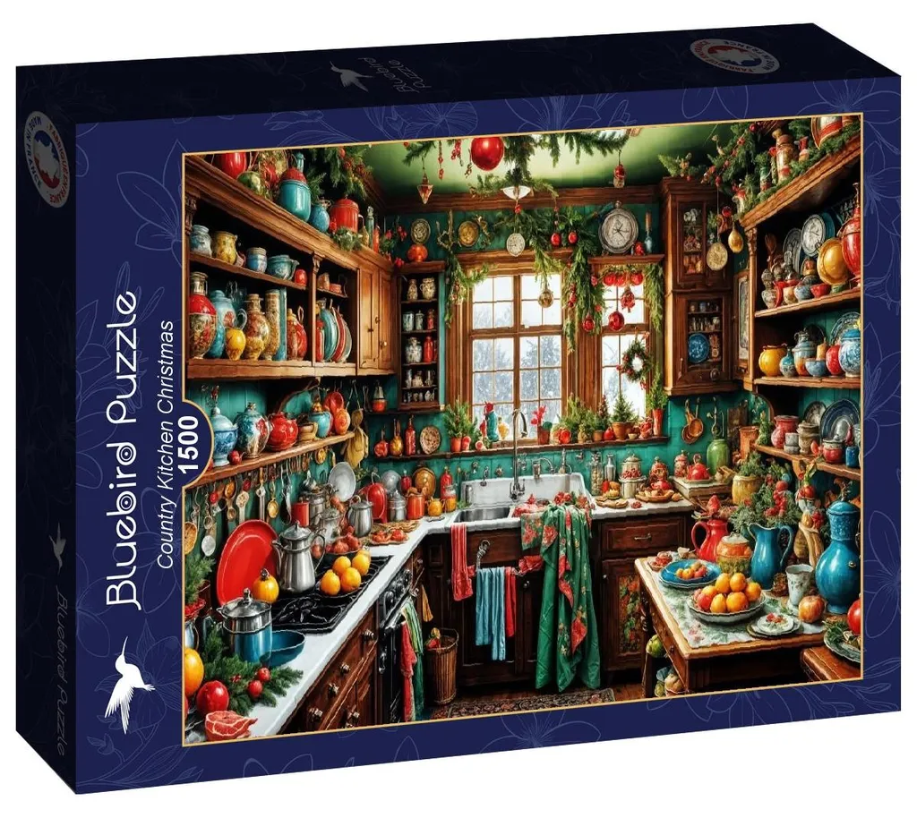 Puzzle 1500 pièces Noël à la campagne - Haute définition et précision