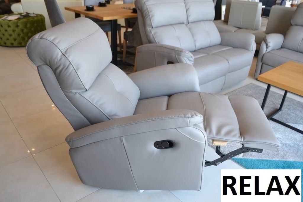"No Stress" Relaxsessel aus Echtleder