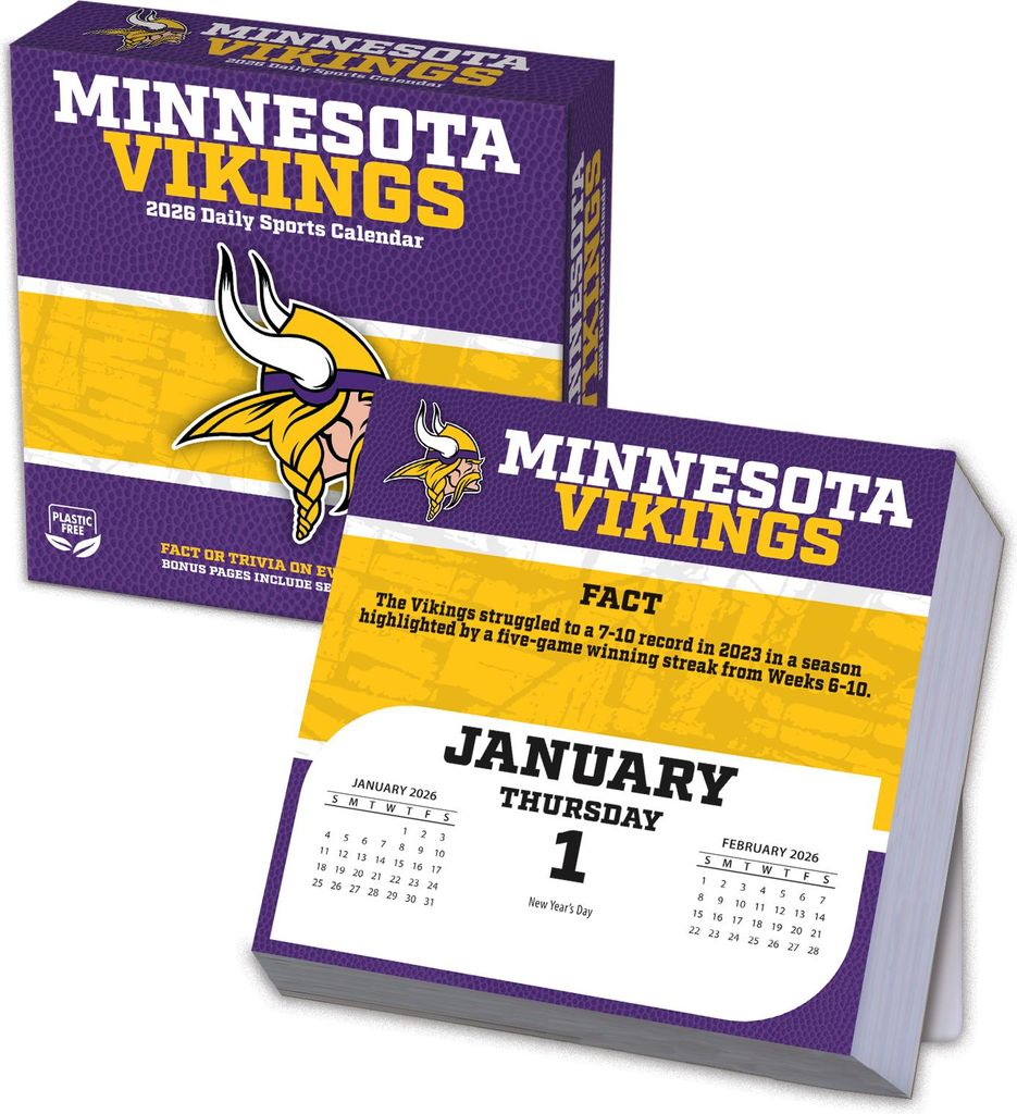 Turner Minnesota Vikings NFL Boxkalender 2026
