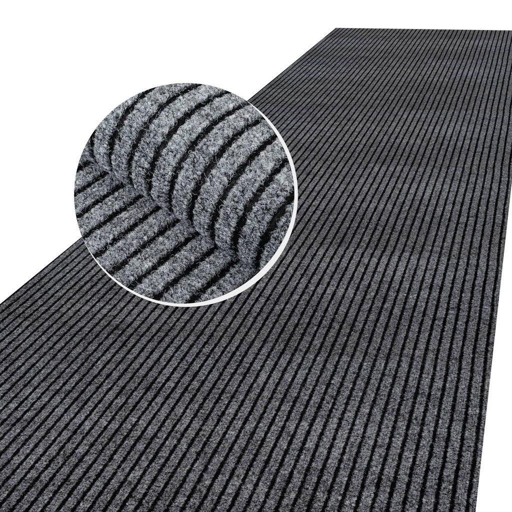 ANRO Schmutzfangmatte Grau 80x240 cm – Sauberlaufmatte Produktbild 