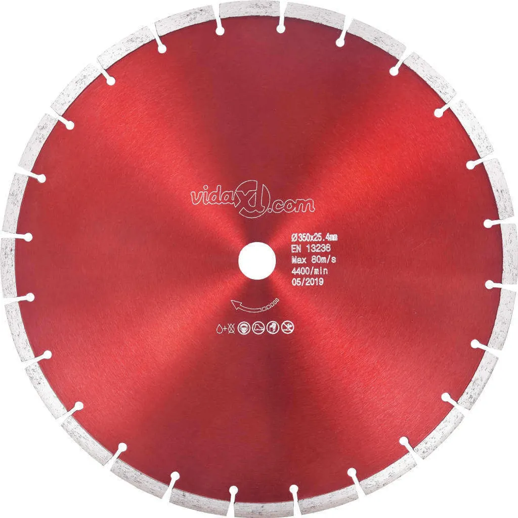 Disque de tronçonnage diamanté 350 mm spécial acier et métaux ferreux