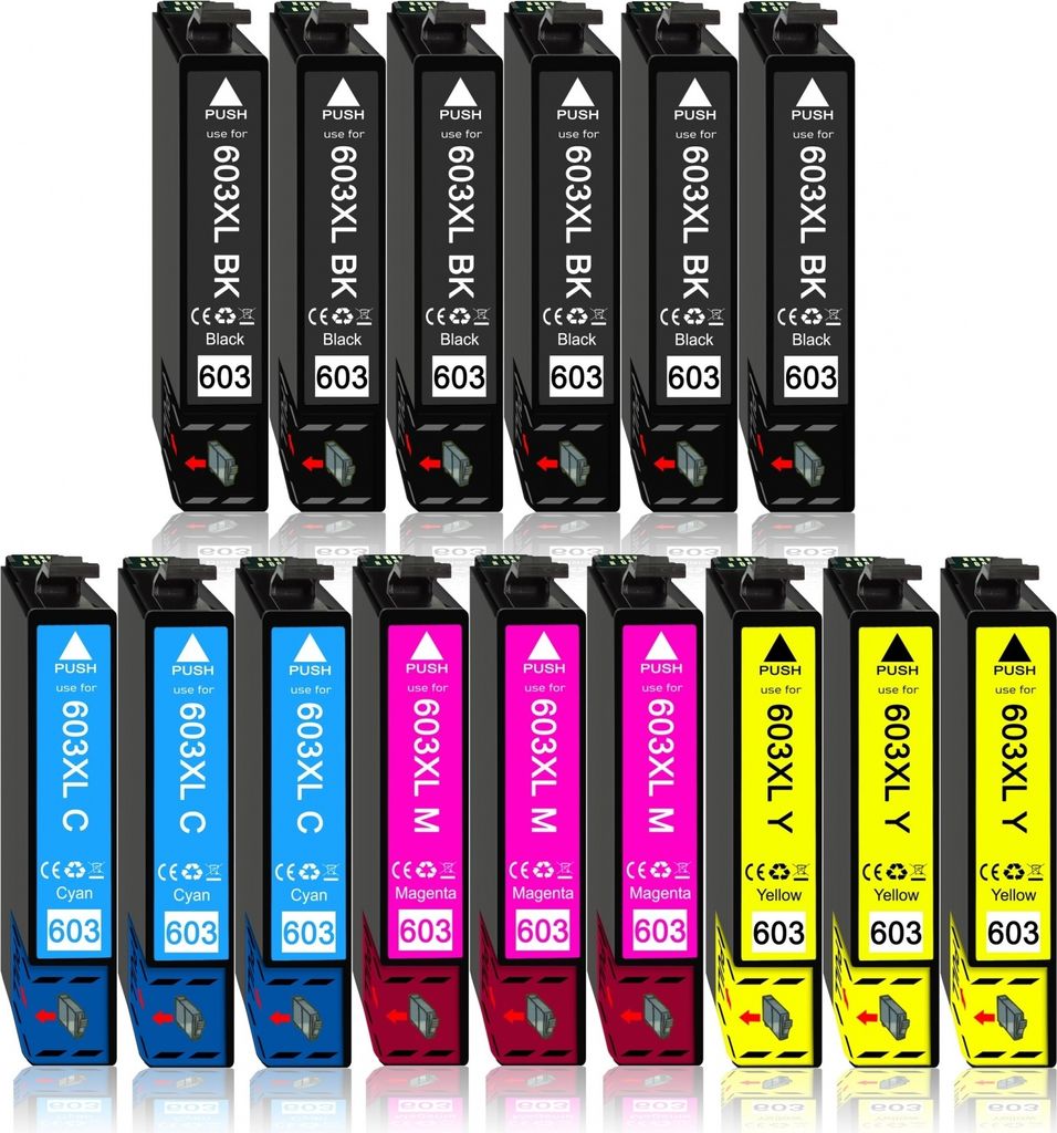 15er Pack Druckerpatronen 603 603XL kompatibel mit Epson XP-4100