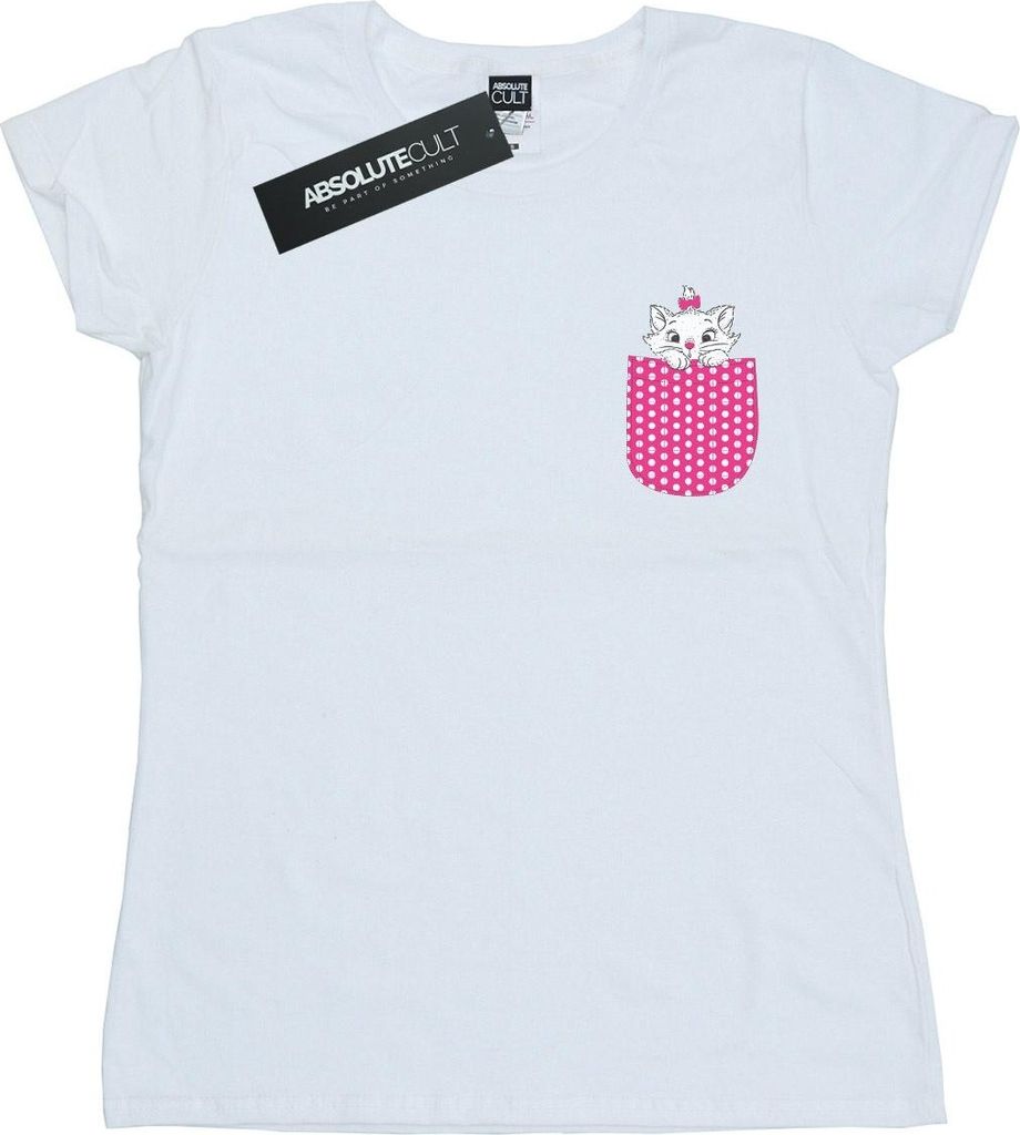 Disney - "Aristocats" T-Shirt für Damen BI15040 (M) (Weiß)
