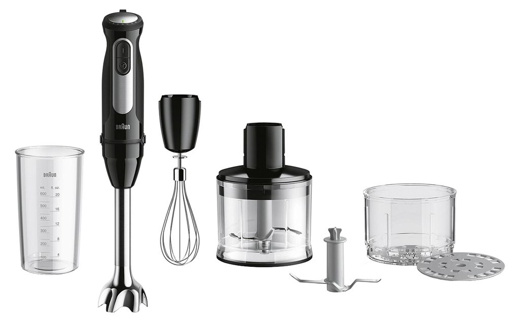 BRAUN Mixeur plongeant MQ 55254M 1000Watt noir/inox Image du produit 