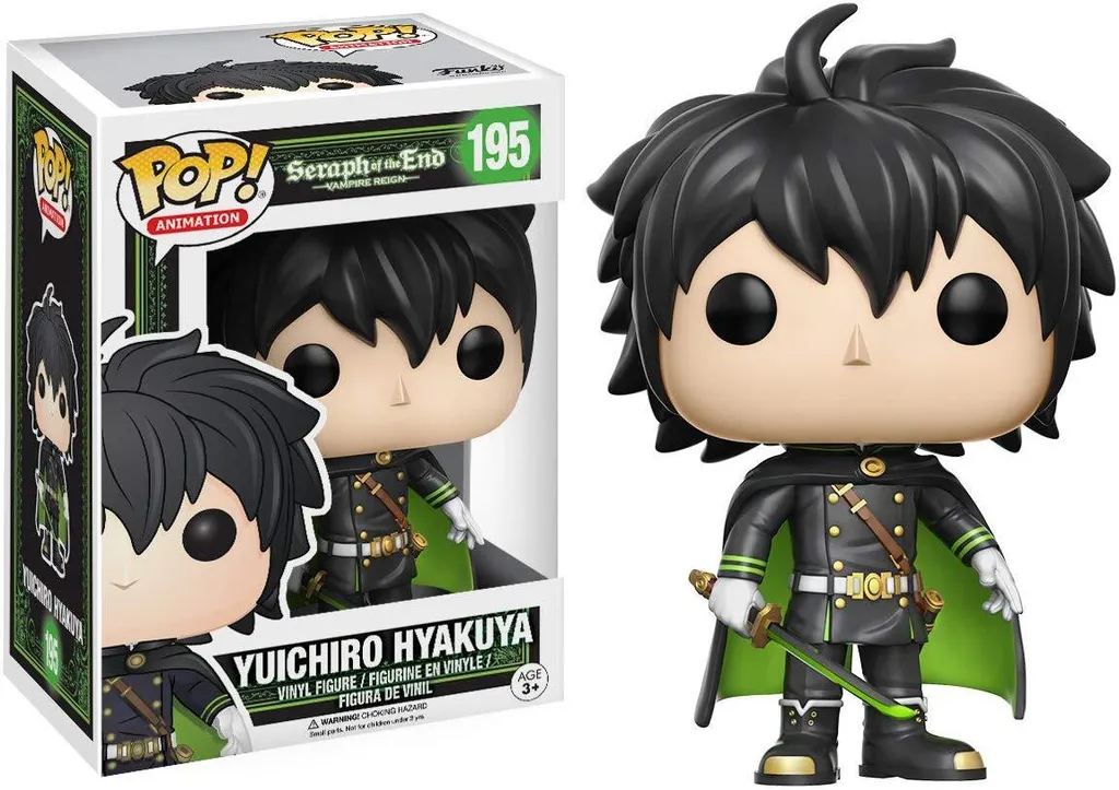 Figurine Yuichiro Hyakuya Funko POP Vinyle Seraph of the End n°198 Neuf