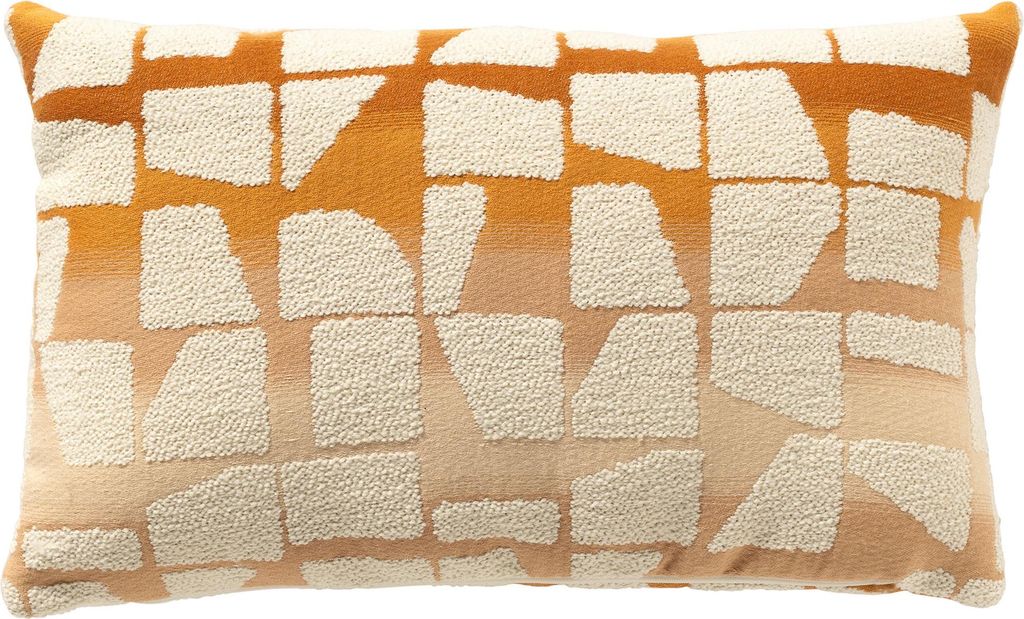Dutch Decor Kissenbezug Rio 30x50 cm Gelb Geometric