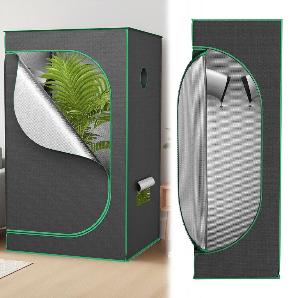 YUENFONG Grow Zelt Grow Tent für Pflanzen Zuchtzelt Gewächshaus Growschrank für Homegrow Indoor Anbauzelt Growroom Garten Anzucht Gemüse Kräut...