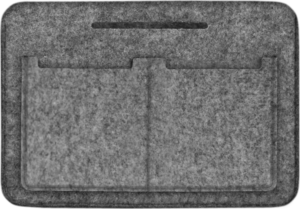 Bertoni Organiseur en feutre pour sac à main gris 26 x 18 x Image du produit 