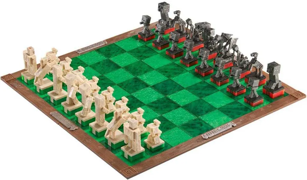 Jeu d'échecs Minecraft Héros du Monde Supérieur vs Mobs Hostiles - 3