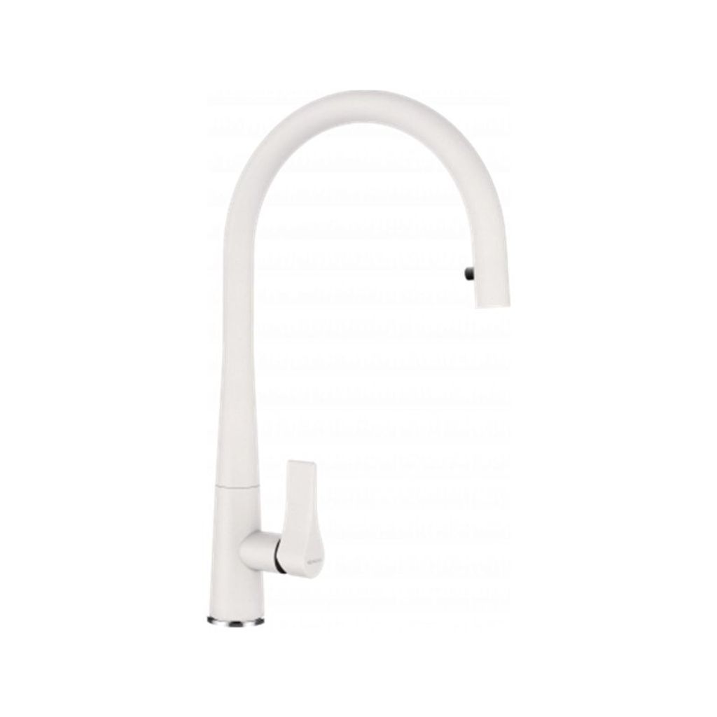 Schock Armatur Gota 521120W, Weiß, Hochdruck, Ausziehbarer Auslauf