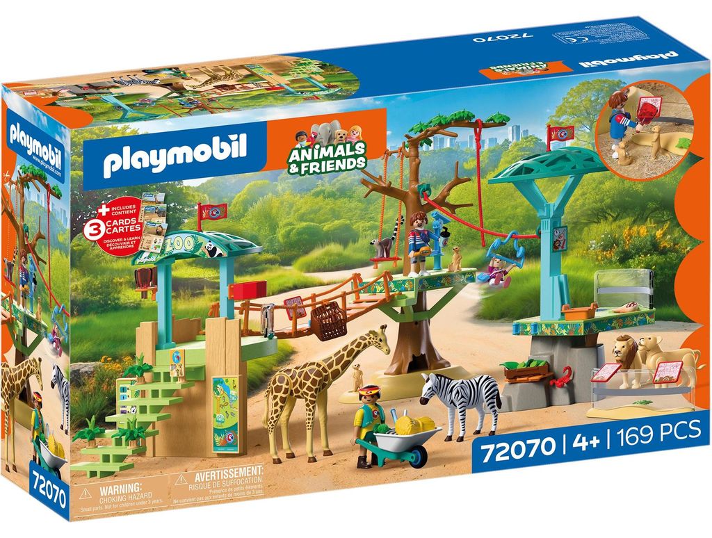 PLAYMOBIL Animals & Friends Zoo: Wildnis-Kletterpark Produktbild 