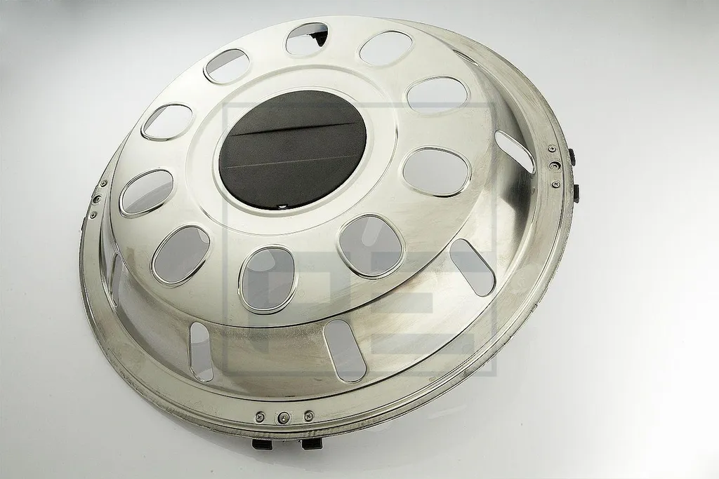 Enjoliveurs Professionnels 588 mm Chromés pour Entretien de Poids Lourds