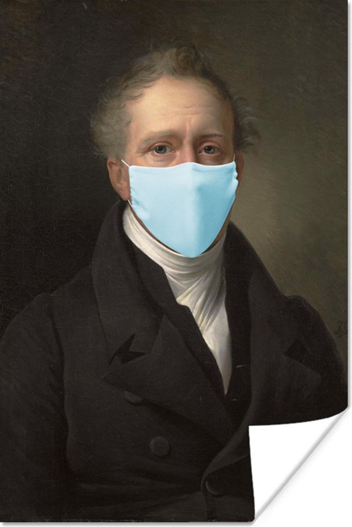 MuchoWow Poster Daniel Francis Schas - Dubois Drahonet - Mundkapsel 120x180 cm - Kunstposter