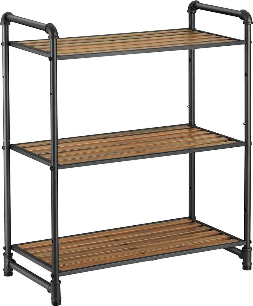 Scaffale Indipendente Inox 3 Ripiani Tubolare | Arredo Robusto Casa e Cucina