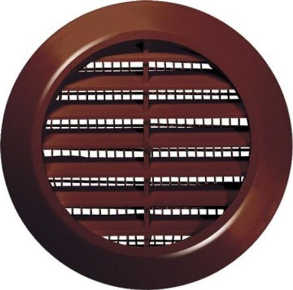 otwór o średnicy 60 mm brązowa okrągła kratka wentylacyjna Zdjęcie produktu 