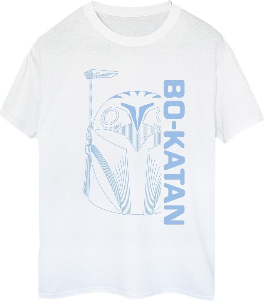 Star Wars - "The Mandalorian" T-Shirt für Damen BI49194 (M) (Weiß)