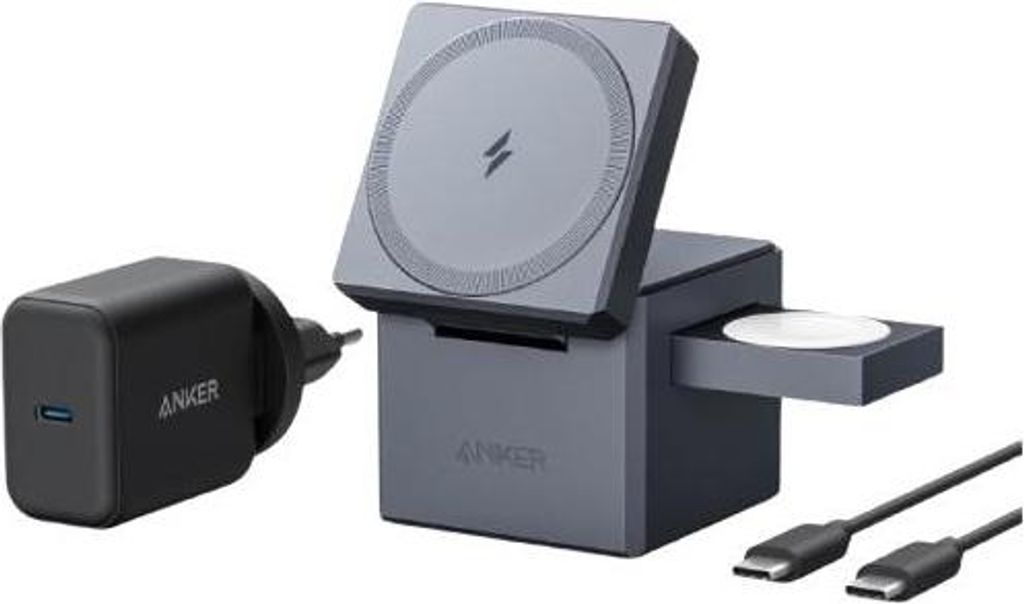 Anker 3-in-1 Ladewürfel mit MagSafe Produktbild 
