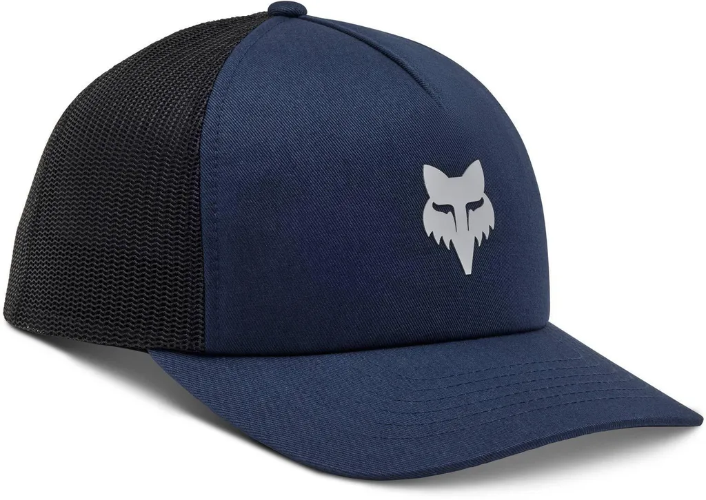 Casquette FOX Head Trucker Bleu Foncé - Taille Unique Style Authentique