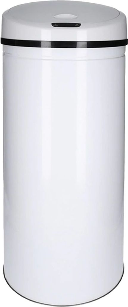 Automatischer Mülleimer mit Sensor 50 Liter - rostfreier Abfalleimer mit Bewegungssensor und Klemmring für Müllbeutel - automatisches Öffnen/Sc...