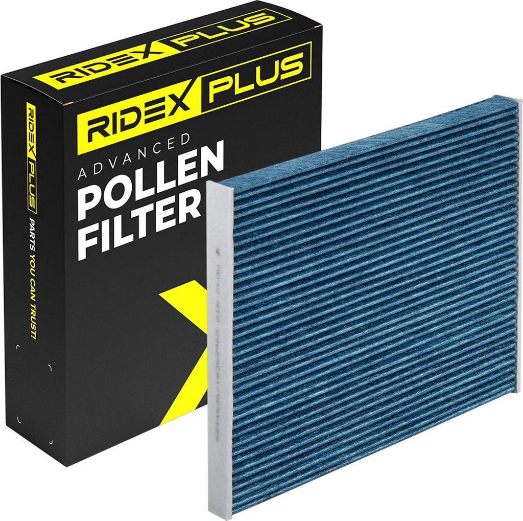 RIDEX PLUS 424I0496P Innenraumfilter Pollenfilter für VW POLO (9N) Aktivkohle