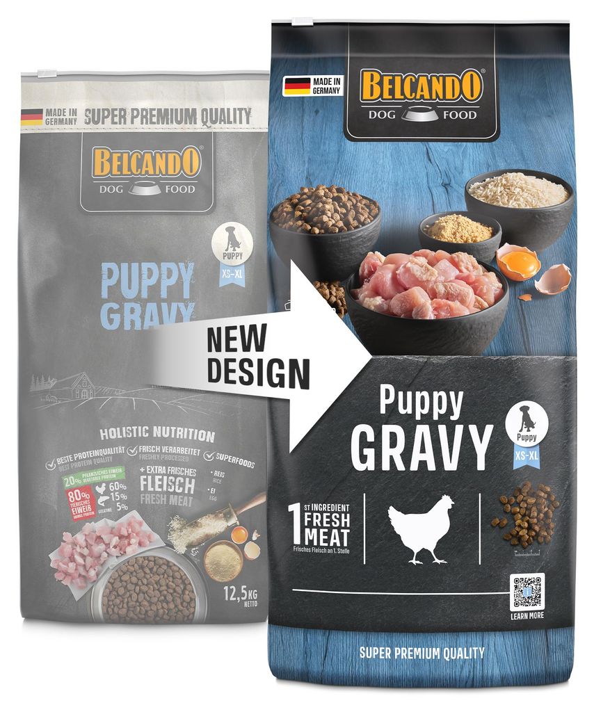 BELCANDO Puppy Gravy – Welpen Trockenfutter 12,5kg Produktbild 