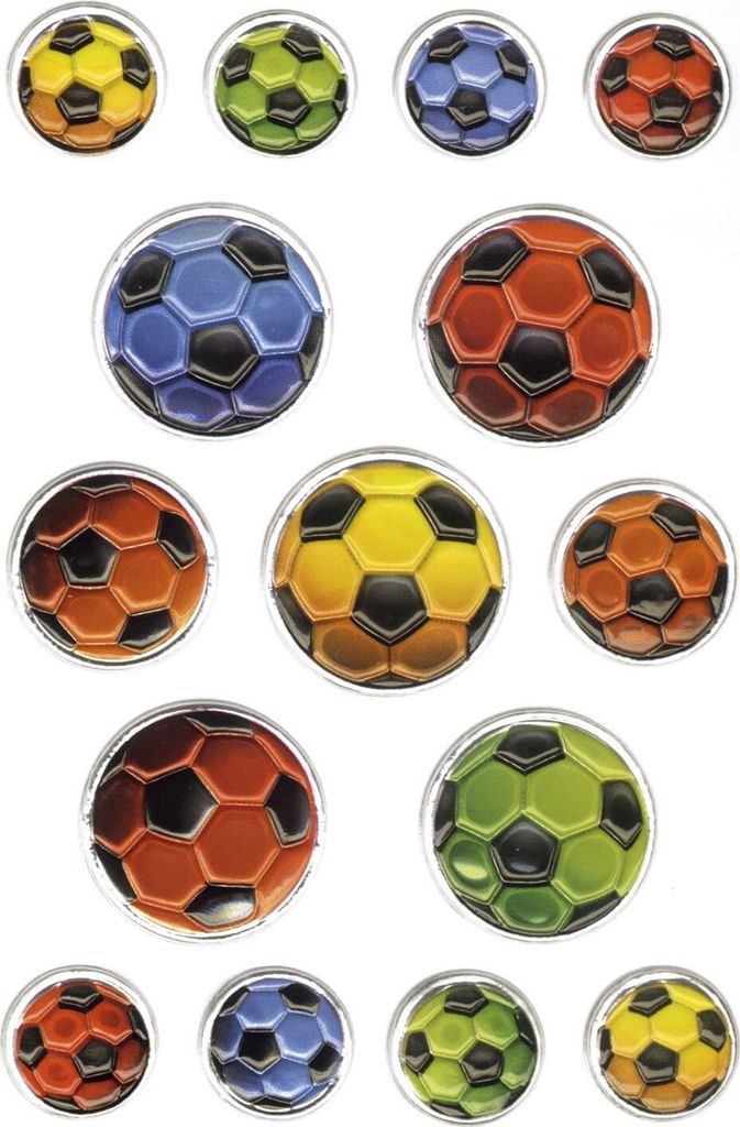 HERMA Sticker MAGIC "Bunte Fuáb„lle", gepr„gt Immagine del prodotto 