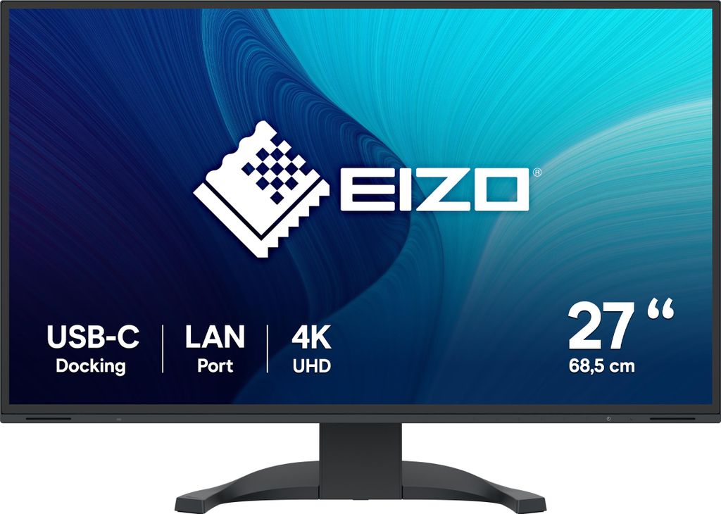 EIZO FlexScan EV2740X-BK, 68,6 cm (27"), 3840 x 2160 Pixel, 4K Ultra HD, LCD, 5 ms, Schwarz