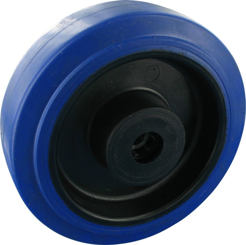 Rad 100mm Elastic-Gummi Rollenlager Tragfähigkeit:180KG