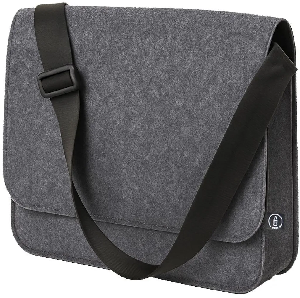 Sac Ordinateur Portable pour Télétravail et Bureau en Feutre Gris STOP