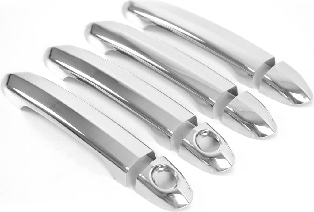 Türgriff Blende Türgriffkappen für Opel Zafira Life 2019-2025 4-Tür Edelstahl 8x