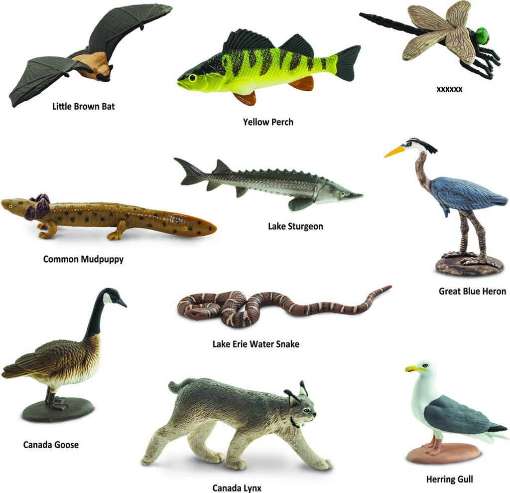 Safari 100264 - Spielfiguren-Set, Große Seen 3,25-9,5cm Produktbild 