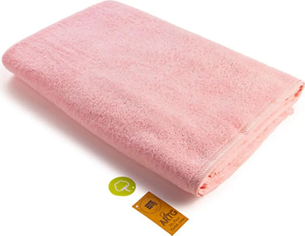 A&R 007.50 | Asciugamano da bagno / Oeko-Tex-Standard 100 / 100 x 210 cm - Colore: rosa chiaro - Dimensioni: 100 x 210 cm