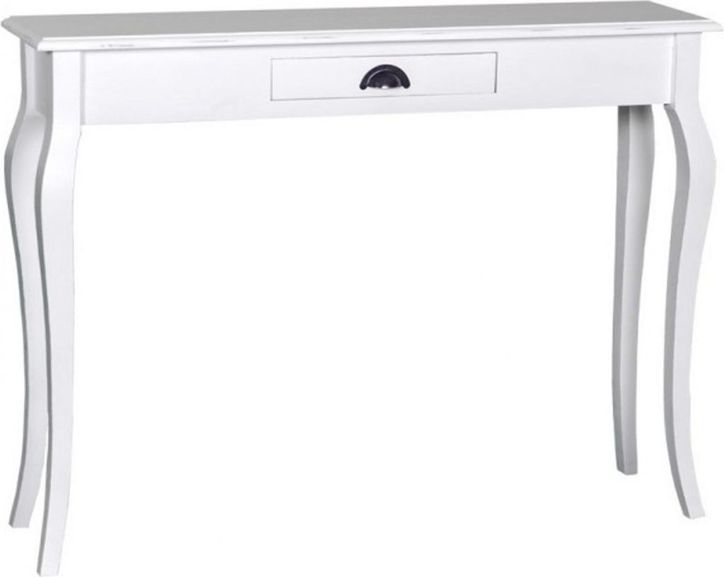 Casa Padrino Barock Konsole mit 1 Schublade 120 cm - Konsolentisch Landhaus Stil Sideboard Schrank Wandkonsole