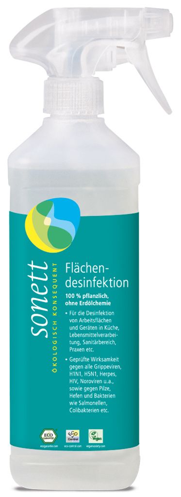 Desinfectiemiddel voor oppervlakken, SONETT, 500 ml, spray, Productafbeelding 
