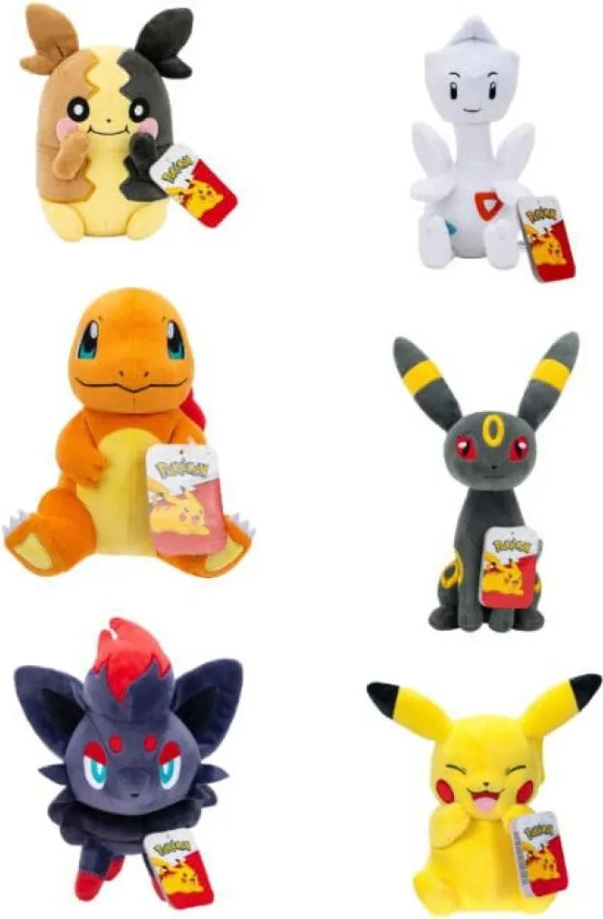 Cadeau Enfant Peluche Pokémon 20 cm Version 23 - Idéal Anniversaire Jeu