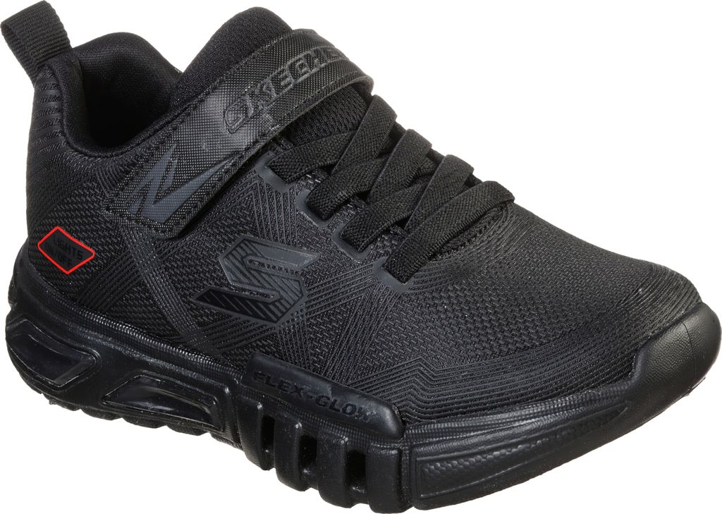 Skechers Flex-Glow - Schwarz Polyester Größe: 27 Normal