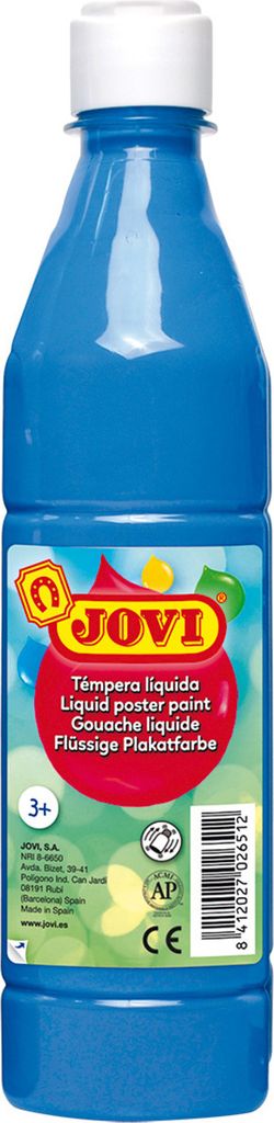 Temperová farba JOVI 500ml svetlá modrá