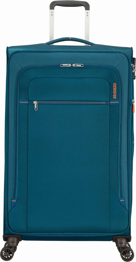 American Tourister Crosstrack Spinner 79 / 29 TSA EXP Trolley Navy / Orange petrol