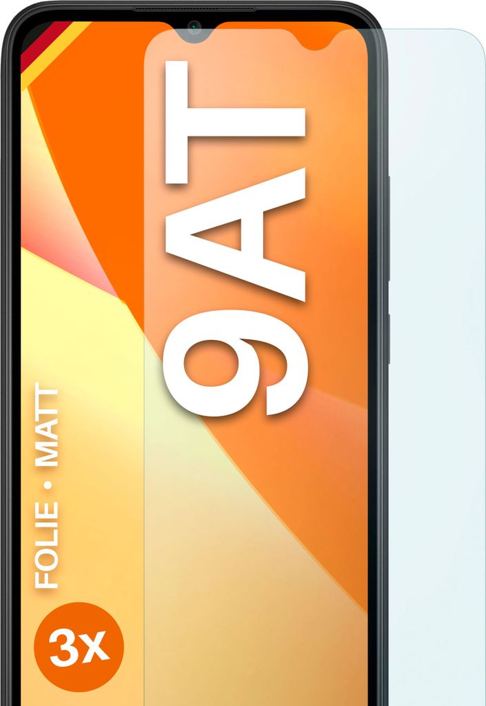 moex® 3x Schutzfolie kompatibel mit Xiaomi Redmi 9AT - Produktbild 